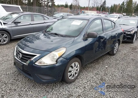 2015 Nissan Versa 1.6 S+ z USA, uszkodzony, nr VIN 3N1CN7AP7FL842612